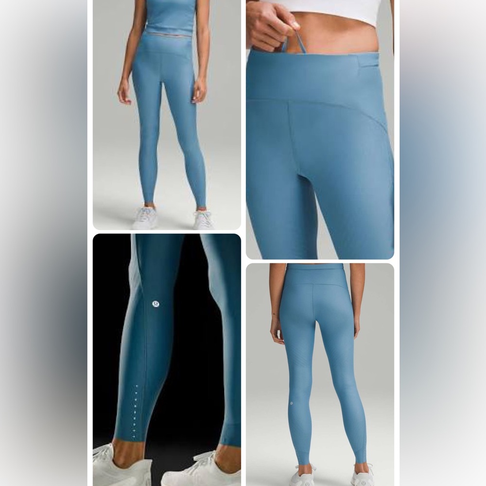 Lululemon SenseKnit High-Rise Running Tight 28" utility blue